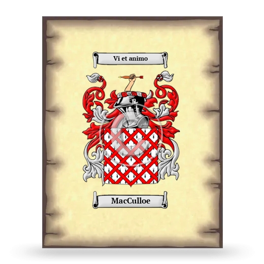 MacCulloe Coat of Arms Print