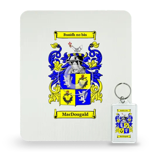 MacDougald Mouse Pad and Keychain Combo Package