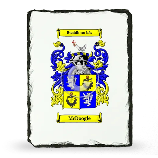 McDoogle Coat of Arms Slate