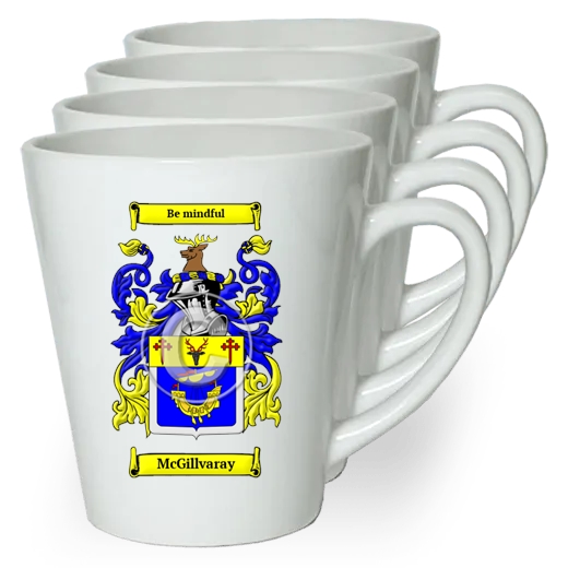 McGillvaray Set of 4 Latte Mugs