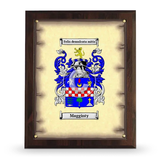 Magginty Coat of Arms Plaque