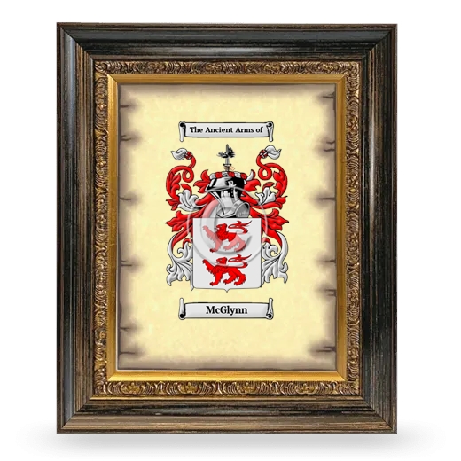 McGlynn Coat of Arms Framed - Heirloom