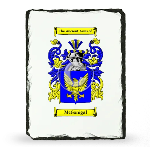 McGonigal Coat of Arms Slate