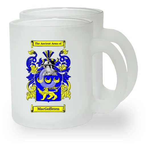 MacGofferen Pair of Frosted Glass Mugs