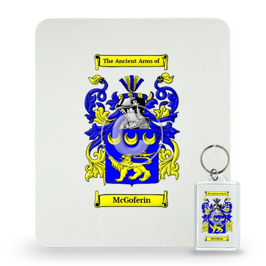 McGoferin Mouse Pad and Keychain Combo Package