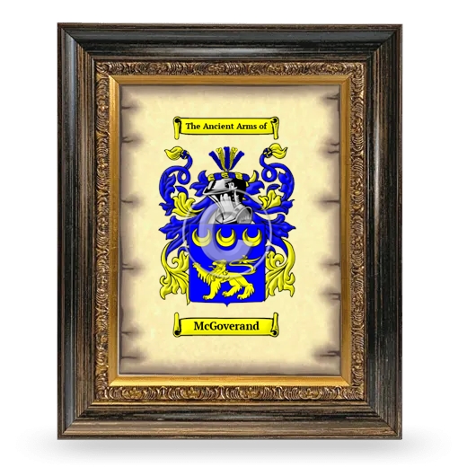 McGoverand Coat of Arms Framed - Heirloom