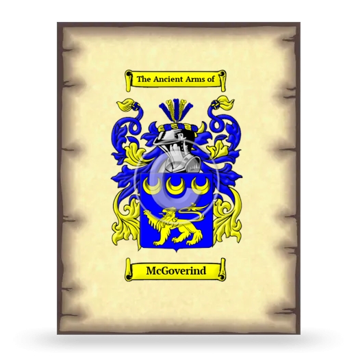 McGoverind Coat of Arms Print