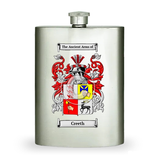 Creeth Stainless Steel Hip Flask