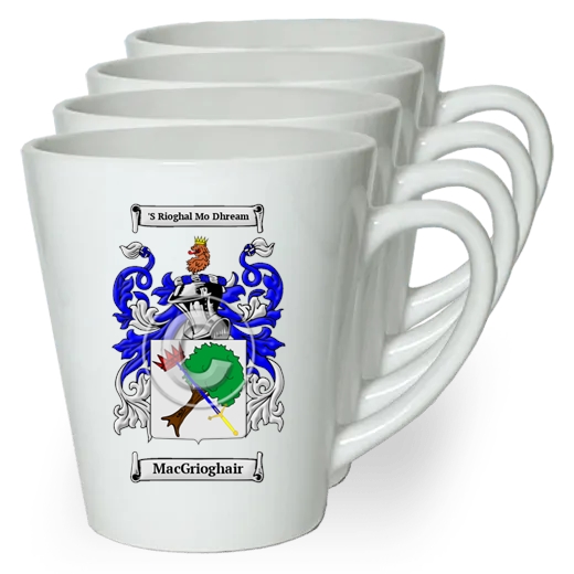 MacGrioghair Set of 4 Latte Mugs