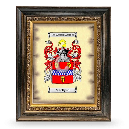 MacHynd Coat of Arms Framed - Heirloom