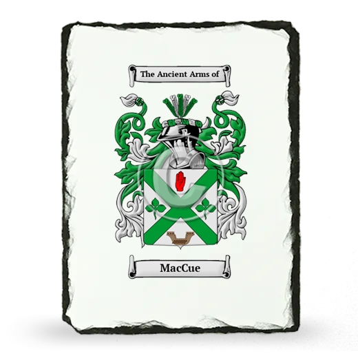 MacCue Coat of Arms Slate