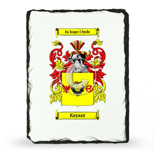 Kayant Coat of Arms Slate