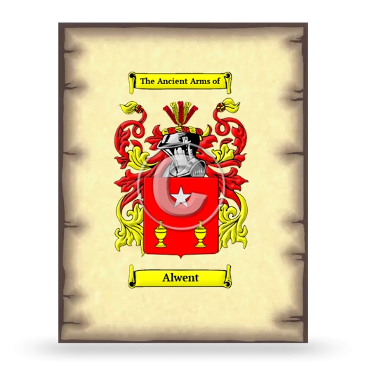 Alwent Coat of Arms Print