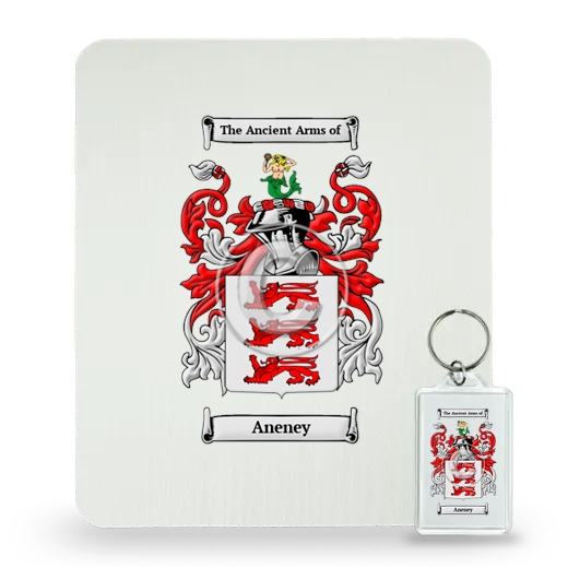 Aneney Mouse Pad and Keychain Combo Package