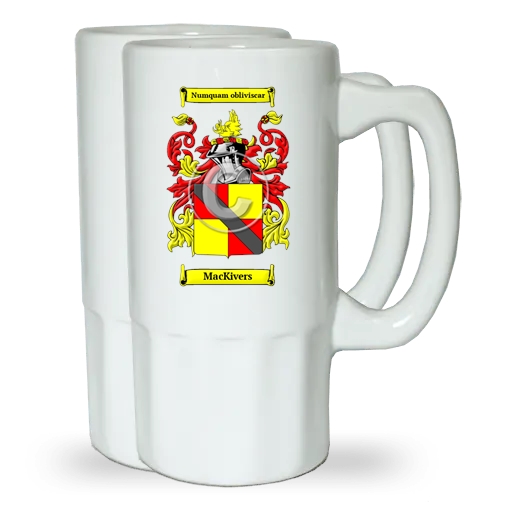 MacKivers Pair of Beer Steins