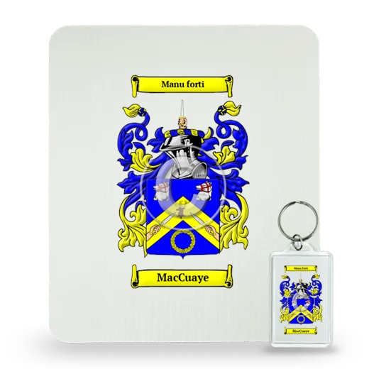 MacCuaye Mouse Pad and Keychain Combo Package