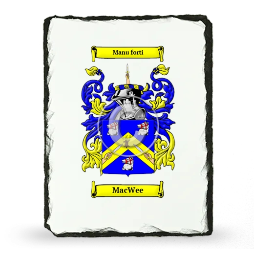 MacWee Coat of Arms Slate