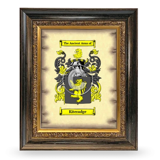 Kiteradge Coat of Arms Framed - Heirloom