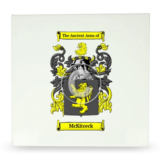 McKitreck Large Ceramic Tile with Coat of Arms