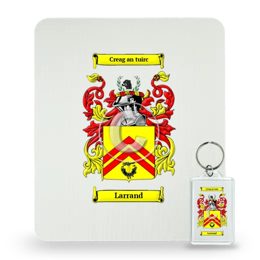 Larrand Mouse Pad and Keychain Combo Package