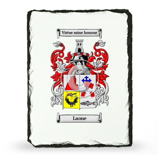 Laone Coat of Arms Slate