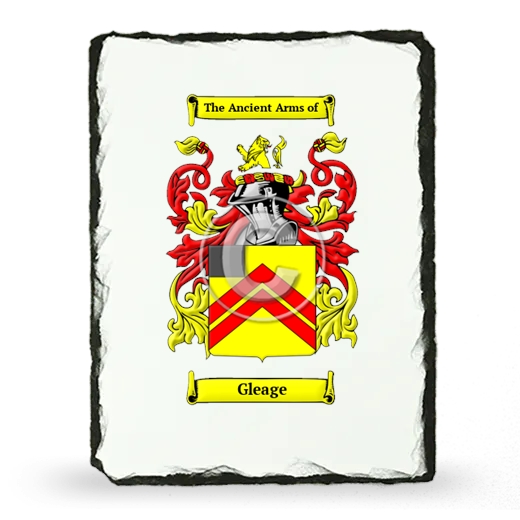 Gleage Coat of Arms Slate