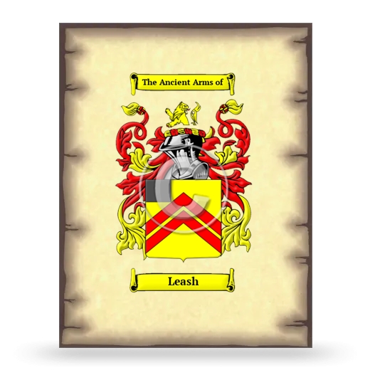Leash Coat of Arms Print