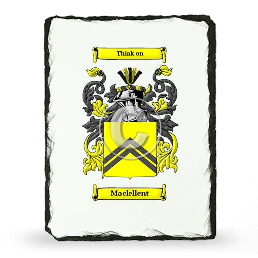 Maclellent Coat of Arms Slate