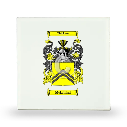 McLallind Small Ceramic Tile with Coat of Arms