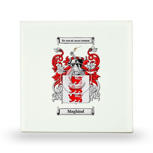 Maghind Small Ceramic Tile with Coat of Arms