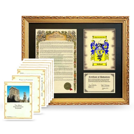 Melland Framed History And Complete History - Gold