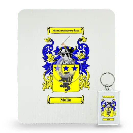 Mulin Mouse Pad and Keychain Combo Package