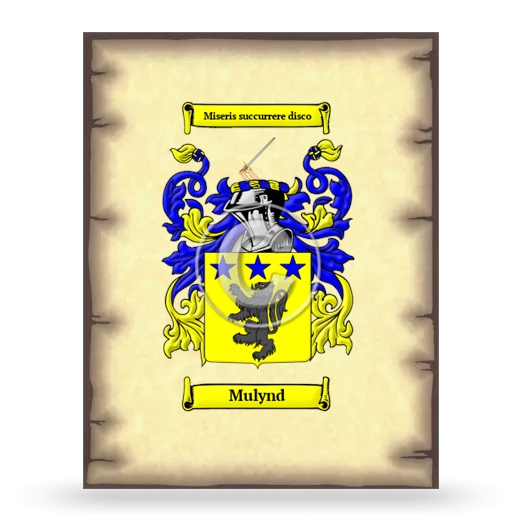 Mulynd Coat of Arms Print