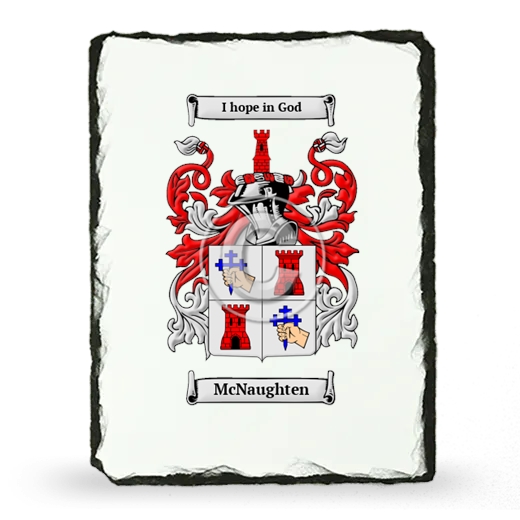 McNaughten Coat of Arms Slate