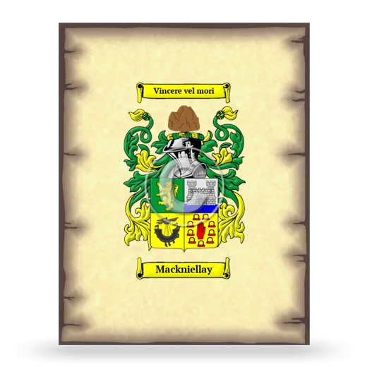 Mackniellay Coat of Arms Print