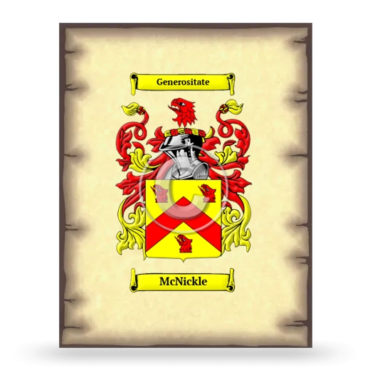 McNickle Coat of Arms Print
