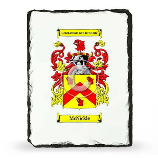 McNickle Coat of Arms Slate