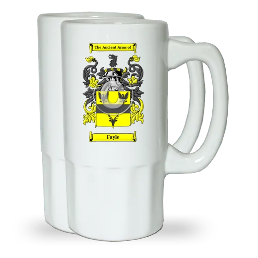 Fayle Pair of Beer Steins