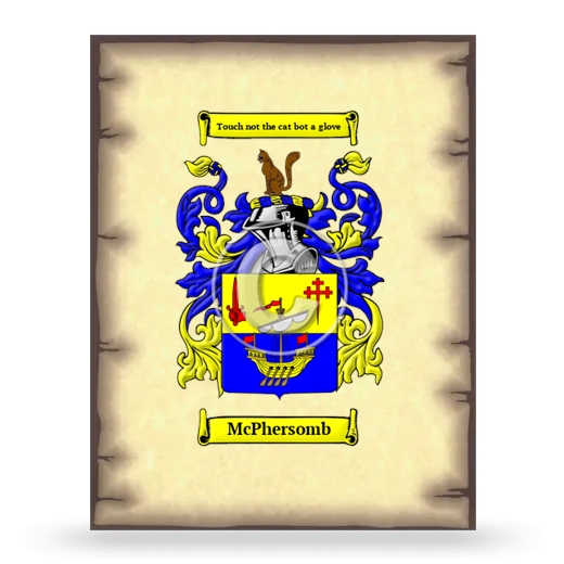 McPhersomb Coat of Arms Print