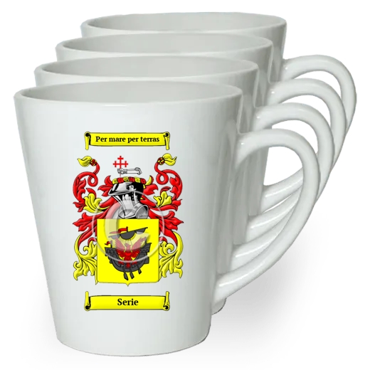 Serie Set of 4 Latte Mugs