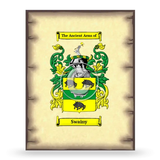 Swainy Coat of Arms Print