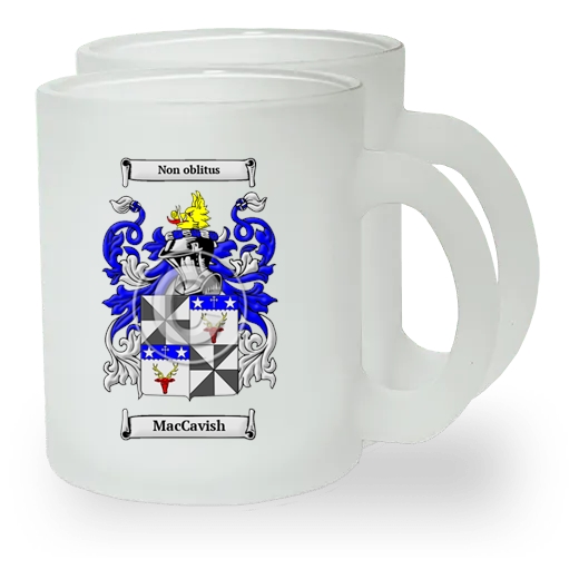 MacCavish Pair of Frosted Glass Mugs