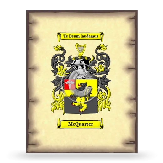 McQuarter Coat of Arms Print