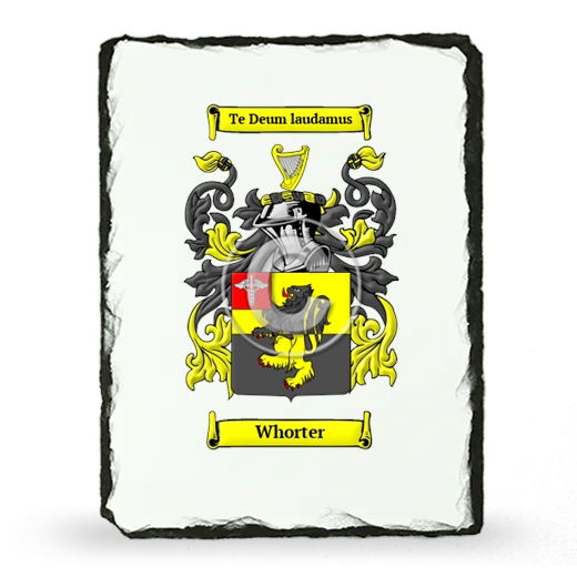 Whorter Coat of Arms Slate