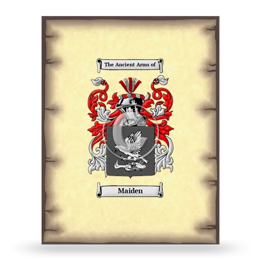 Maiden Coat of Arms Print