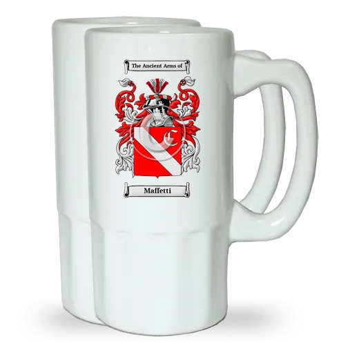 Maffetti Pair of Beer Steins