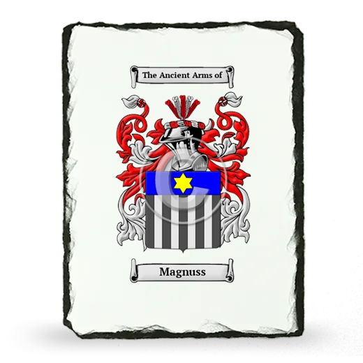 Magnuss Coat of Arms Slate