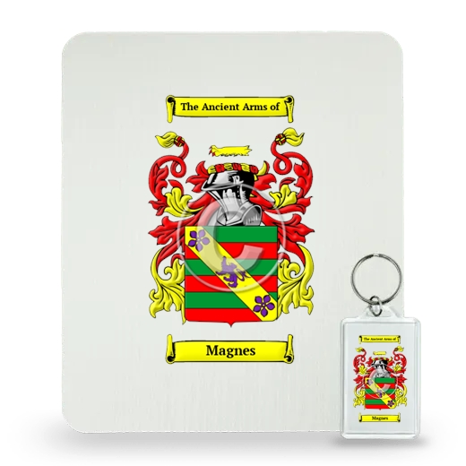 Magnes Mouse Pad and Keychain Combo Package