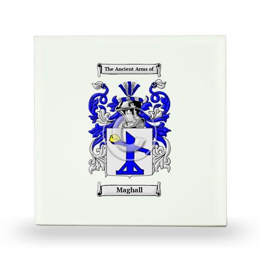 Maghall Small Ceramic Tile with Coat of Arms
