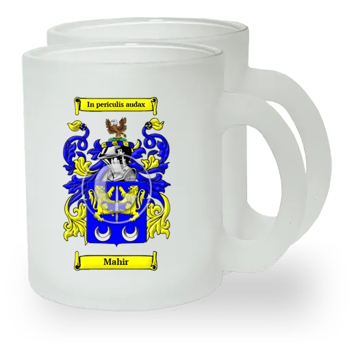 Mahir Pair of Frosted Glass Mugs